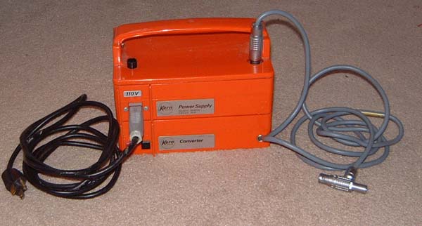Kern power supply with converter and cable